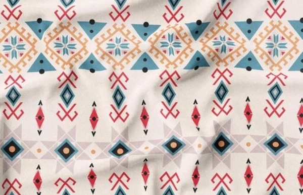 Elastic Stretchable Printed Dining Chair Covers Set of 6 will bloom your dining with their HD printed designs - Polyster, Elastic, Pack of 6, Single Seater